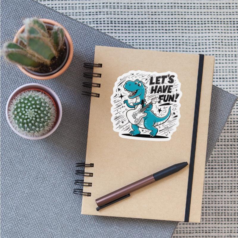 Let's have fun: with the funny dinosaurs