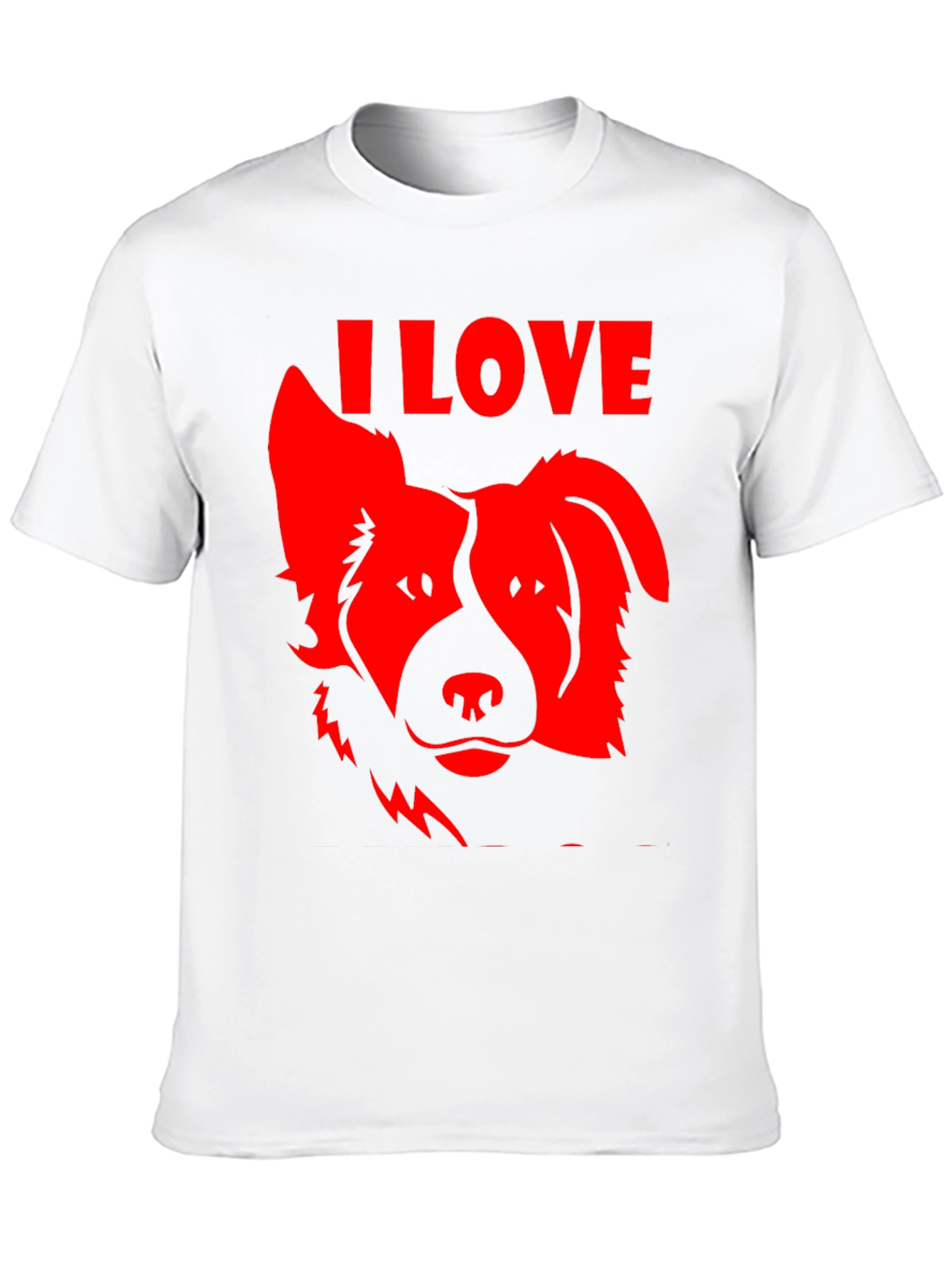 I Love Dogs Graphic Tee - Black