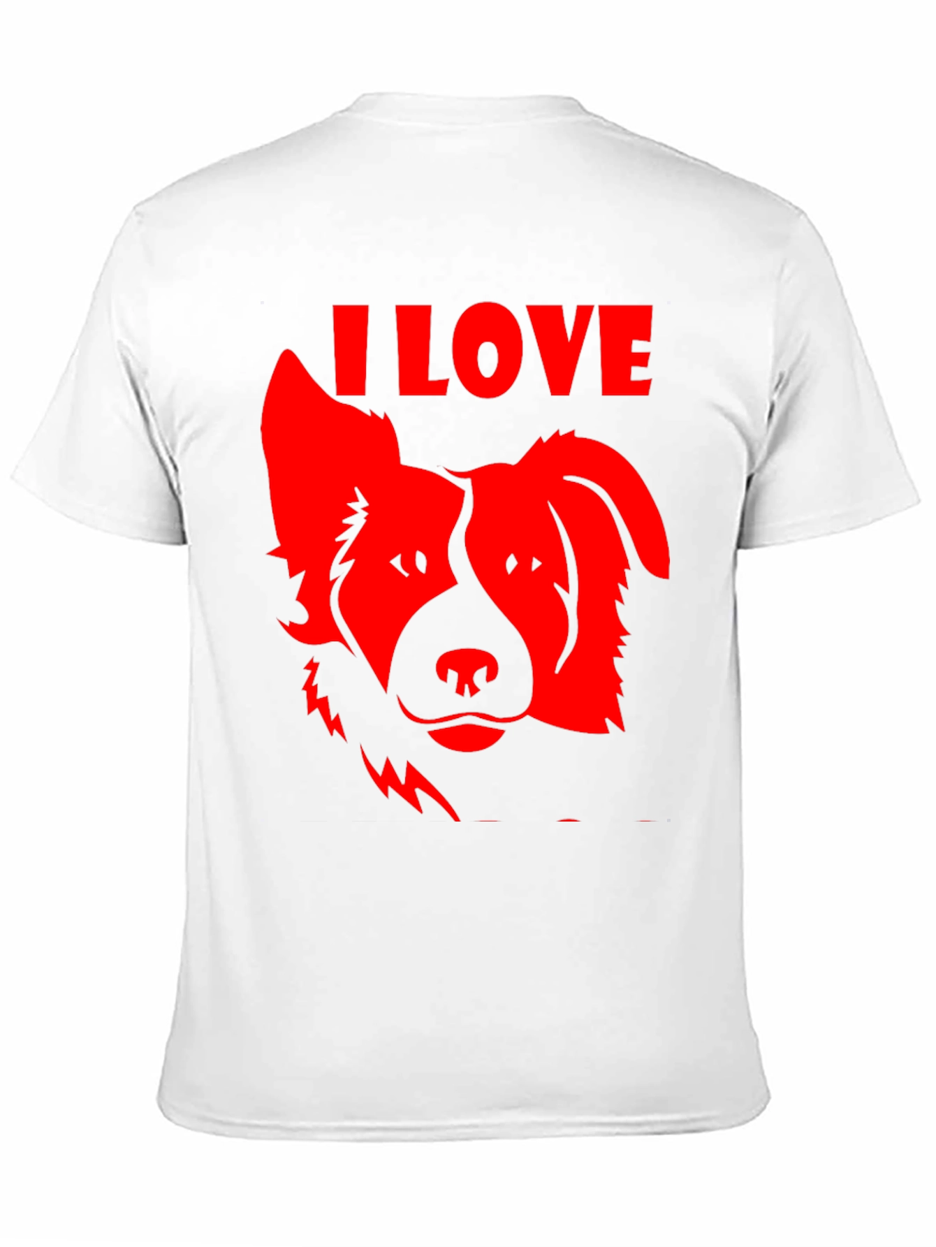 I Love Dogs Graphic Tee - Black