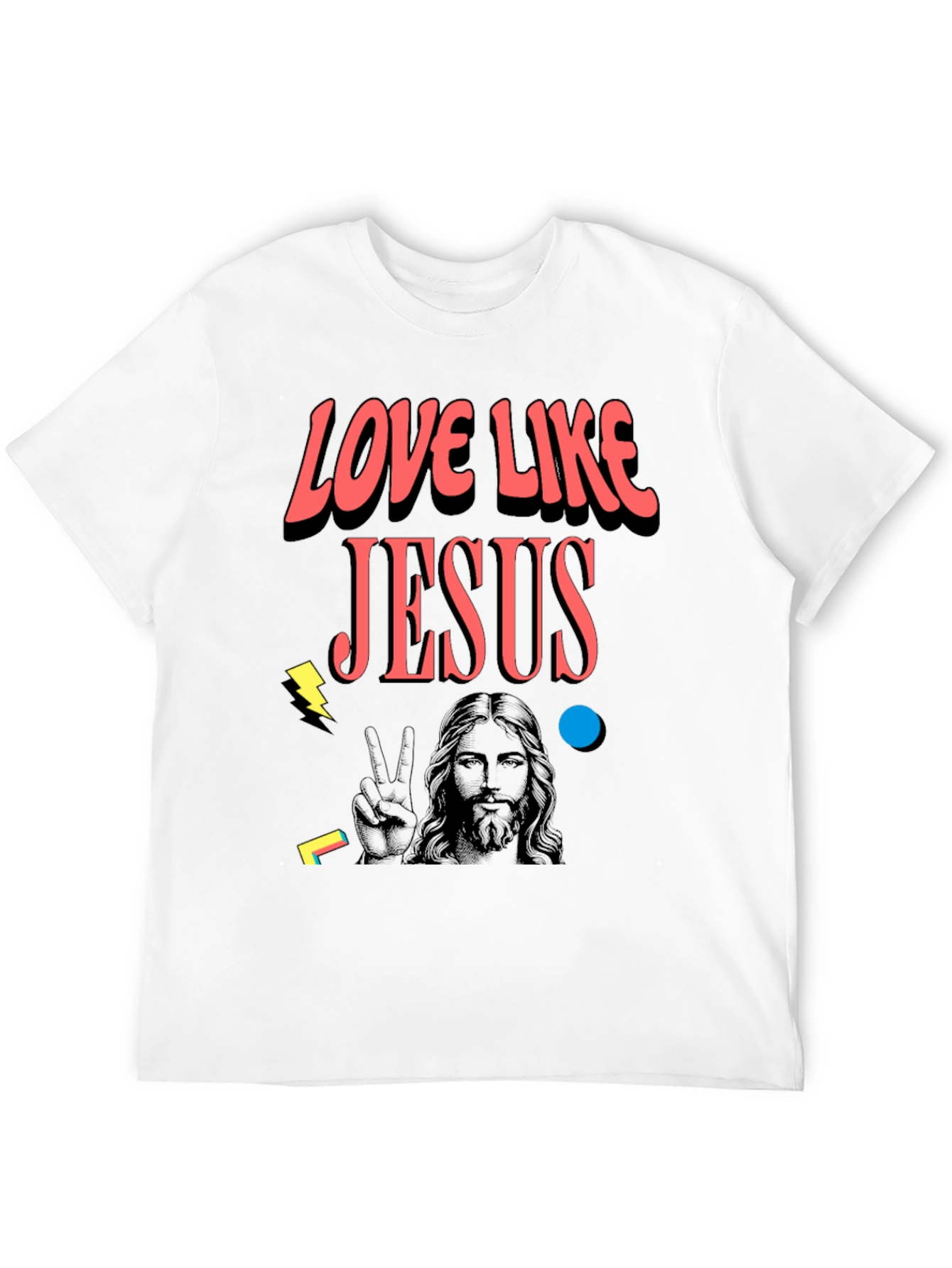 Love Like Jesus Graphic Tee - Black