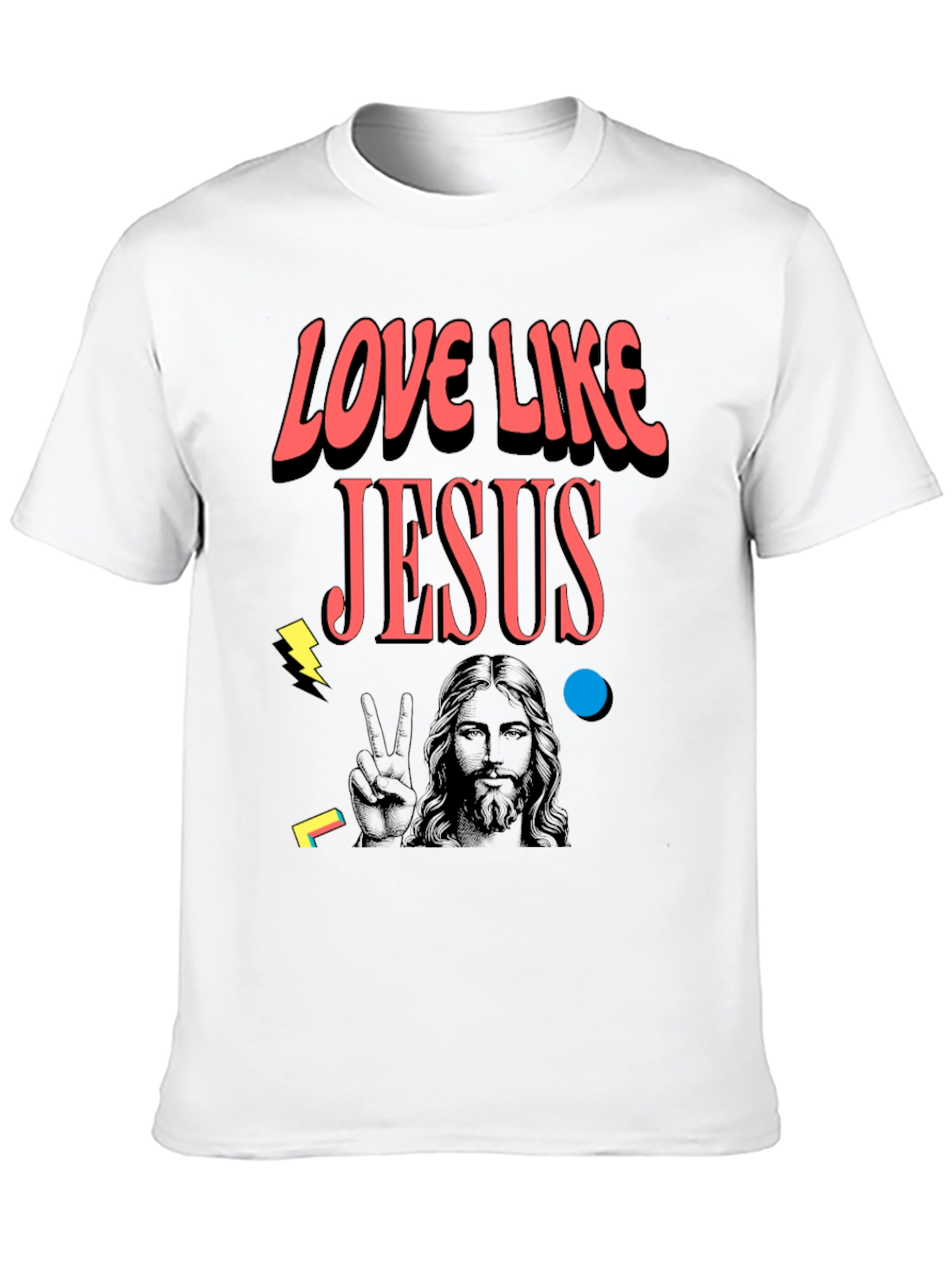 Love Like Jesus Graphic Tee - Black