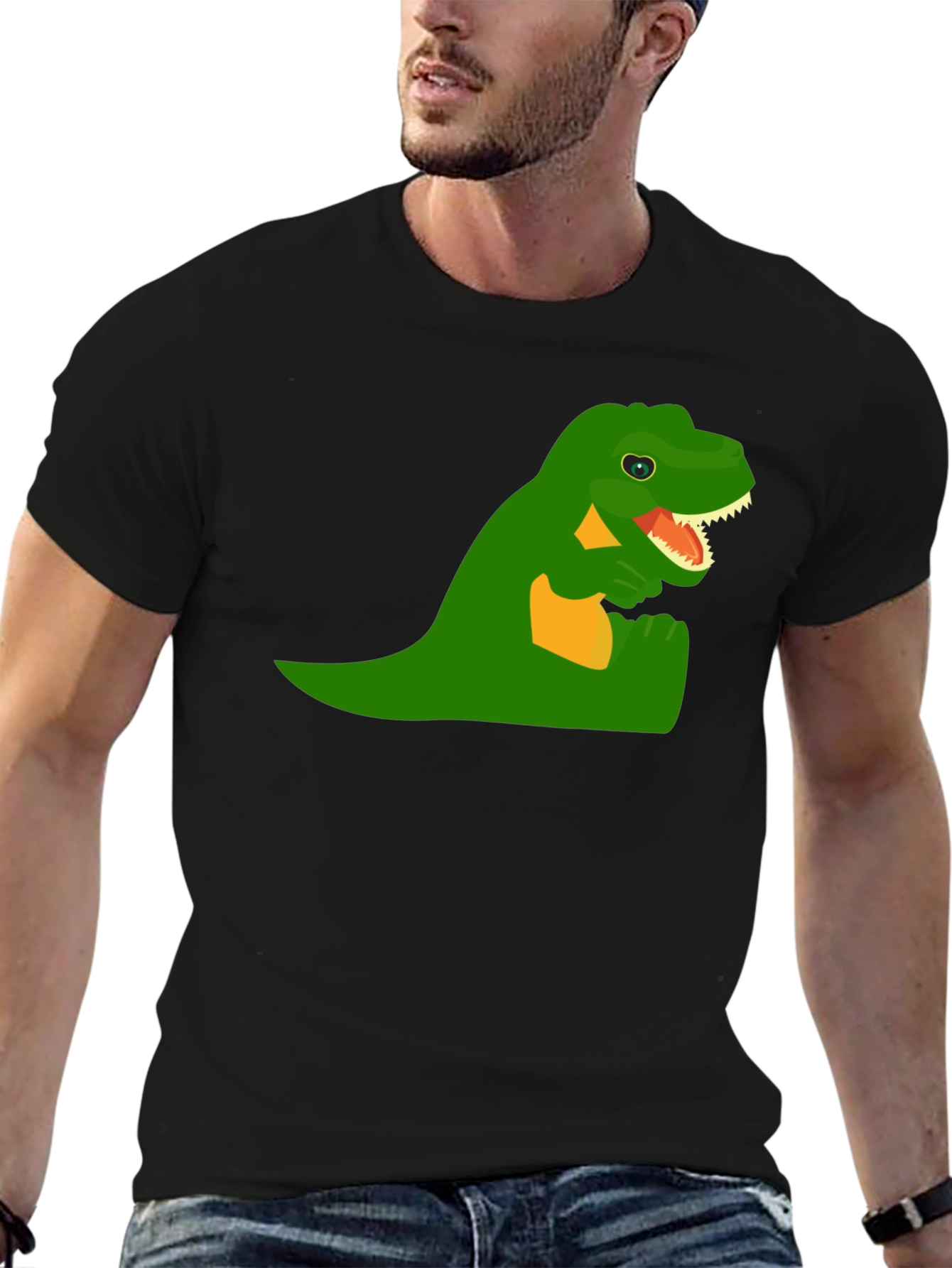 Dino Graphic Tee - Soft Cotton Blend