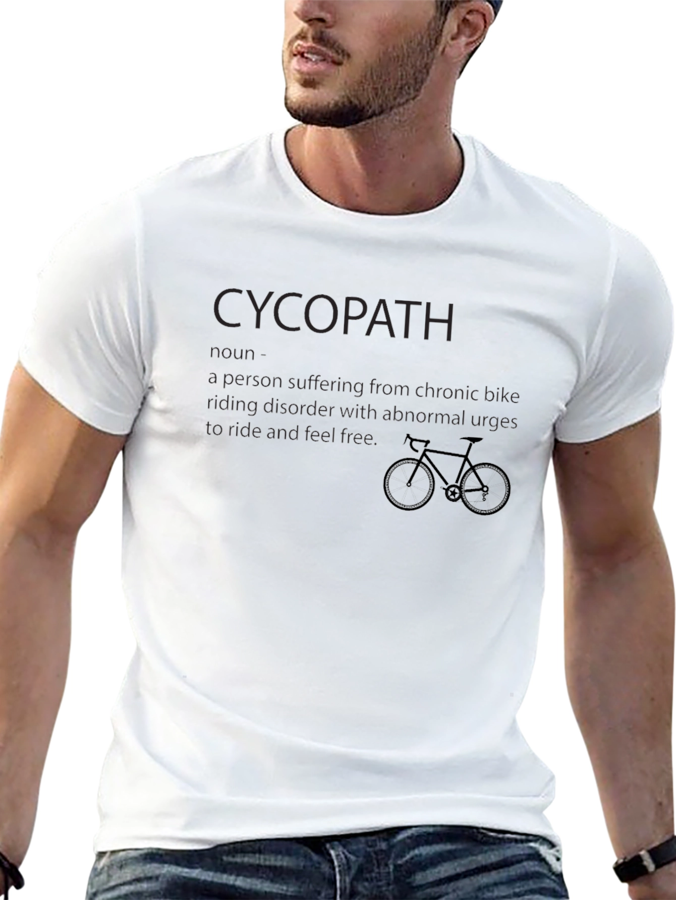 CycoPath Bike Lovers Black Graphic Tee