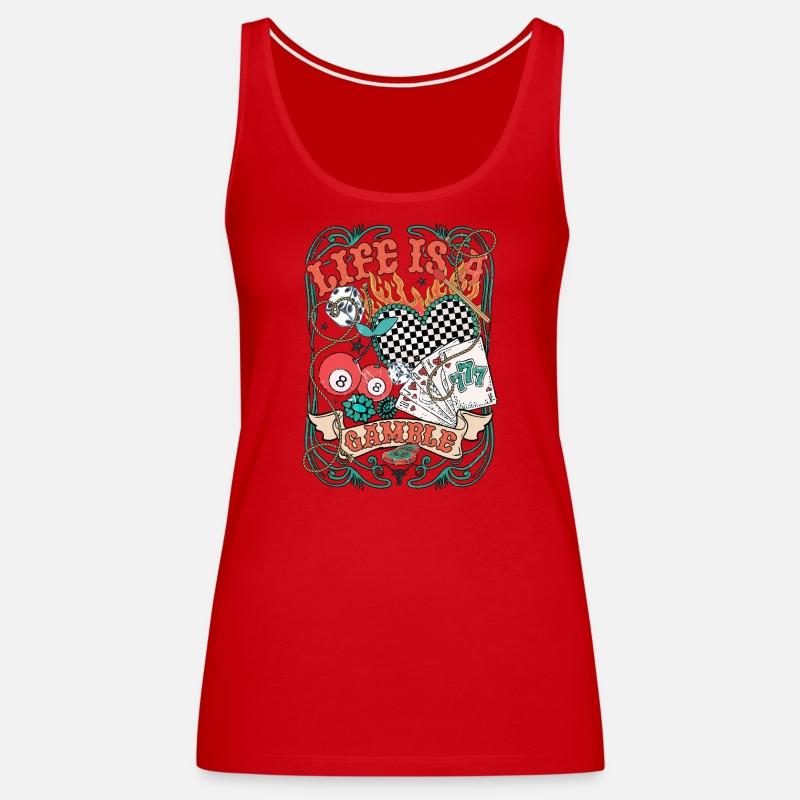 Life Is A Gamble Retro Poker Player