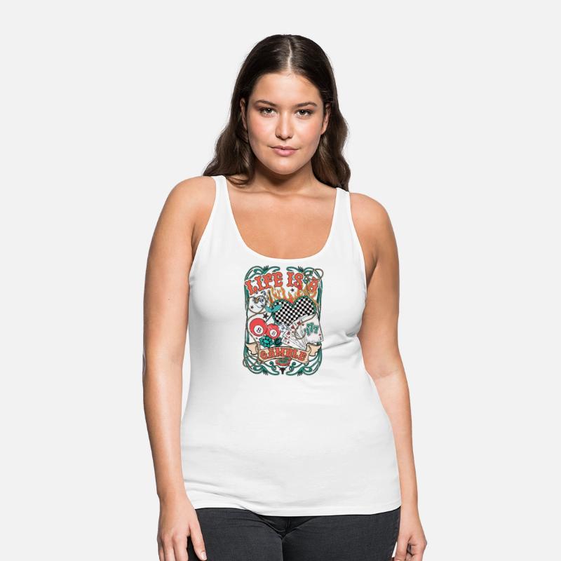 Life Is A Gamble Retro Poker Player