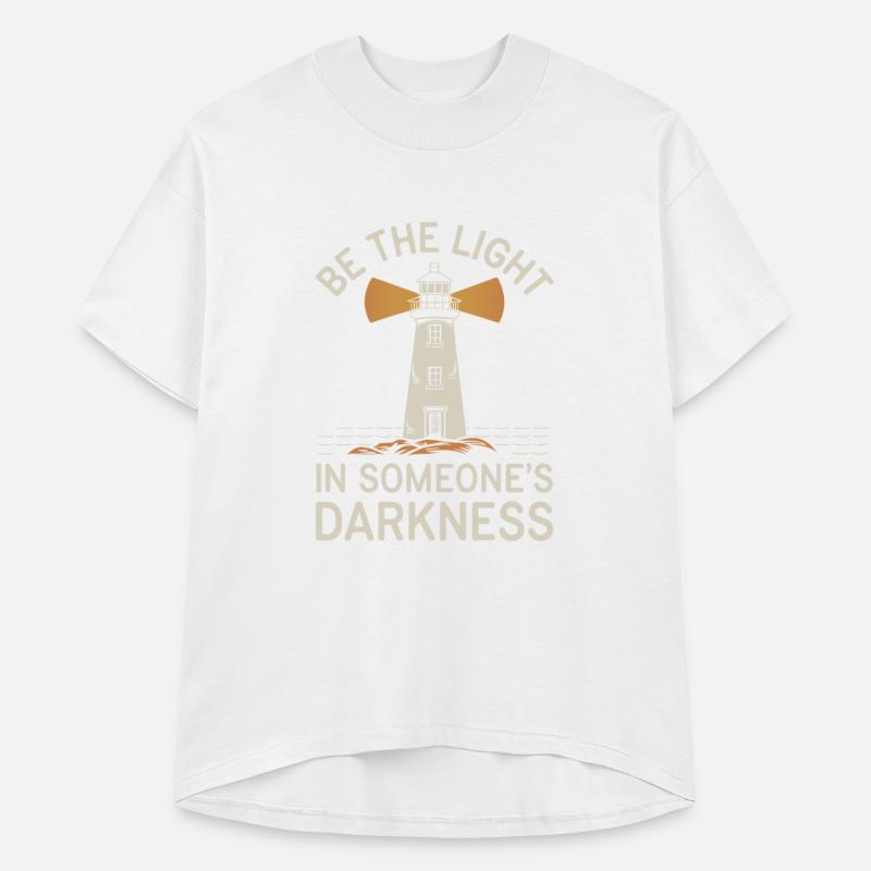 Lighthouse motivational saying - Positive thinking