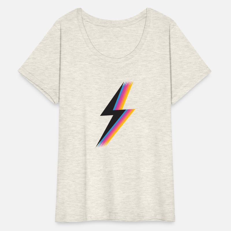 Lightning Bolt With Colorful