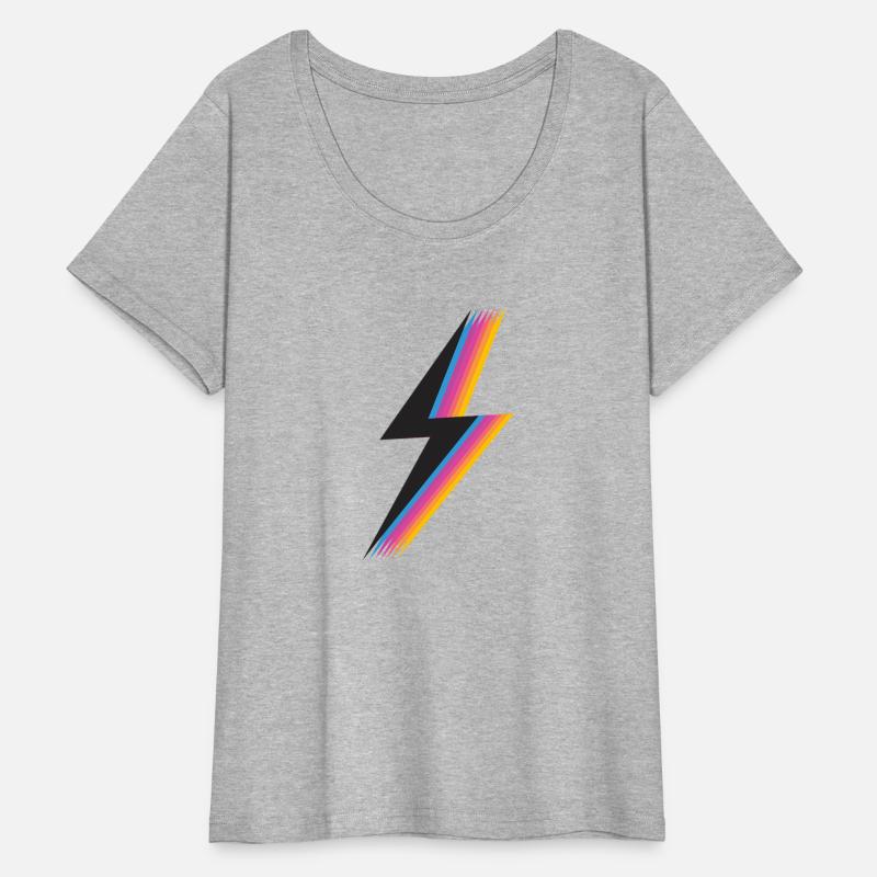 Lightning Bolt With Colorful