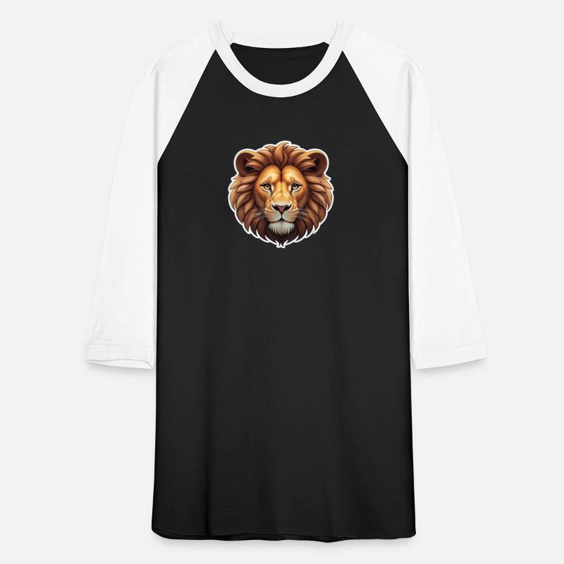Lion Head Cartoon Design - Cute and Majestic Motif