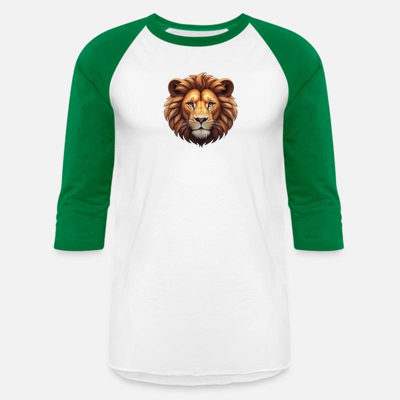 Lion Head Cartoon Design - Cute and Majestic Motif