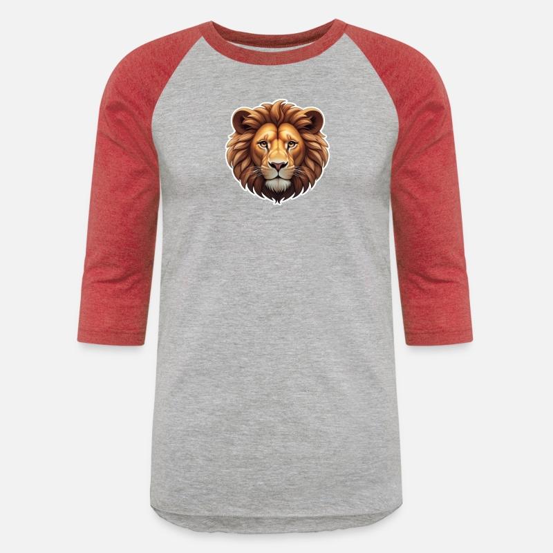 Lion Head Cartoon Design - Cute and Majestic Motif