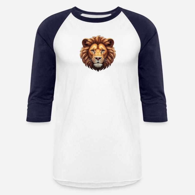 Lion Head Cartoon Design - Cute and Majestic Motif