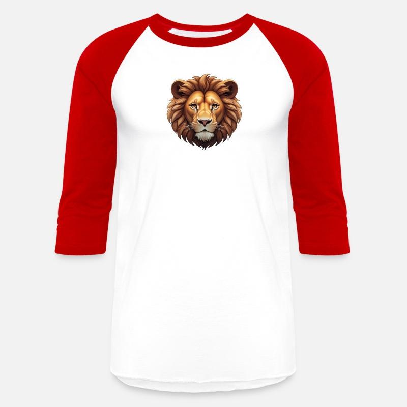 Lion Head Cartoon Design - Cute and Majestic Motif