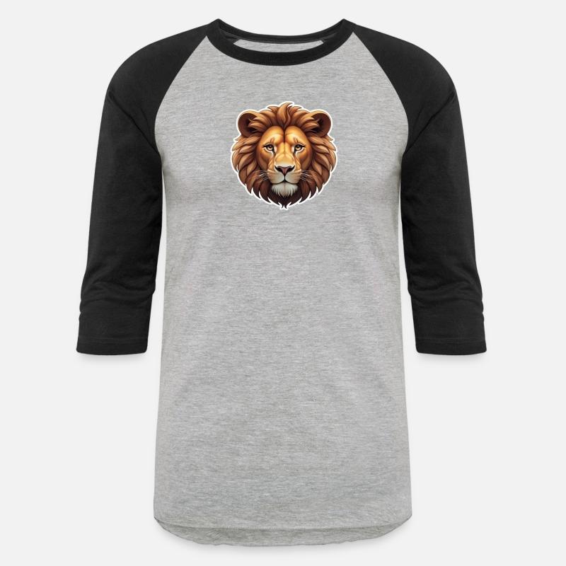 Lion Head Cartoon Design - Cute and Majestic Motif
