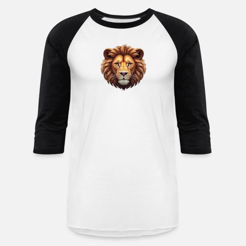 Lion Head Cartoon Design - Cute and Majestic Motif