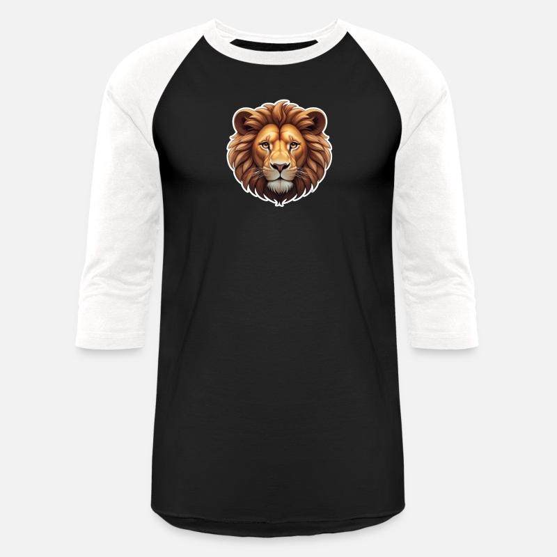 Lion Head Cartoon Design - Cute and Majestic Motif