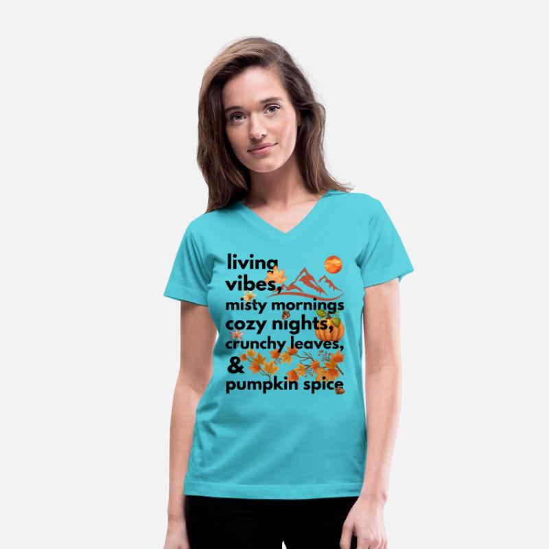 living vibes misty mornings cozy nights crunchy