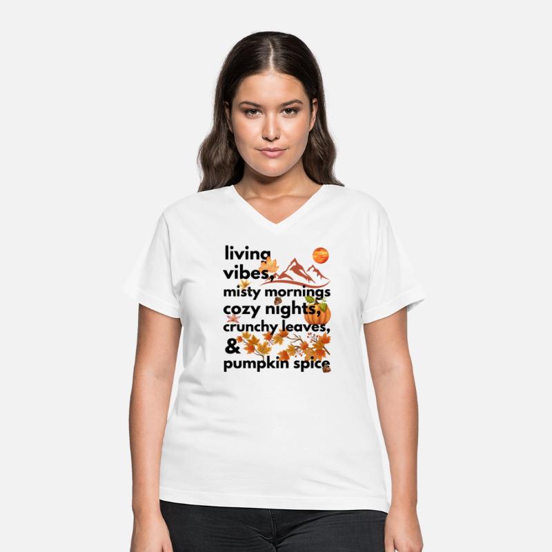 living vibes misty mornings cozy nights crunchy