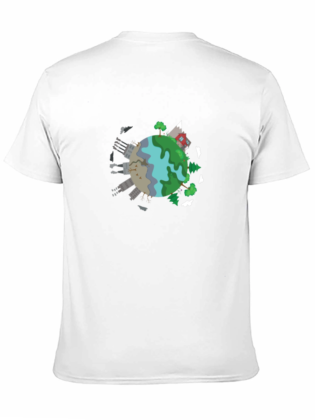 Earth Cartoon Graphic T-Shirt