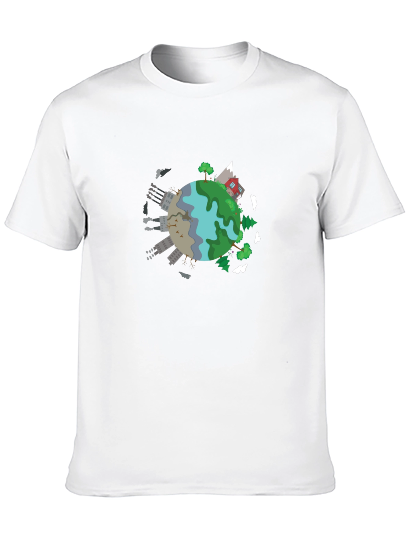 Earth Cartoon Graphic T-Shirt