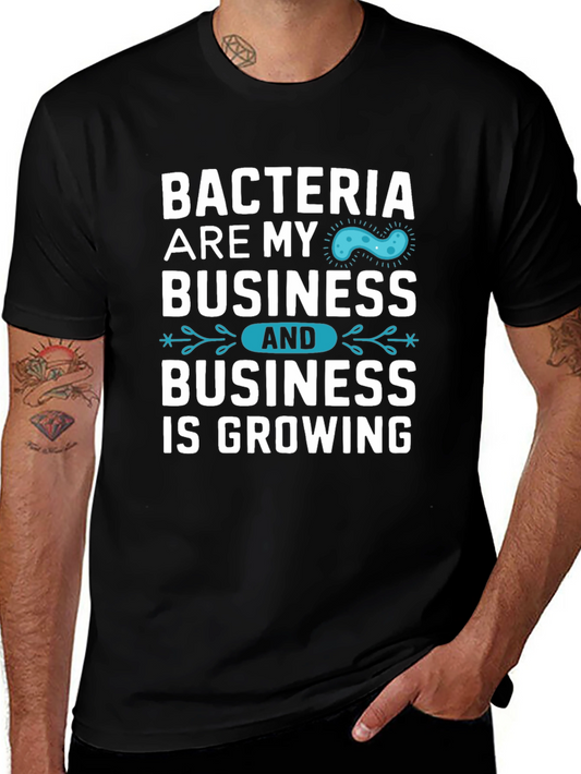Bacteria Business Funny Graphic T-Shirt