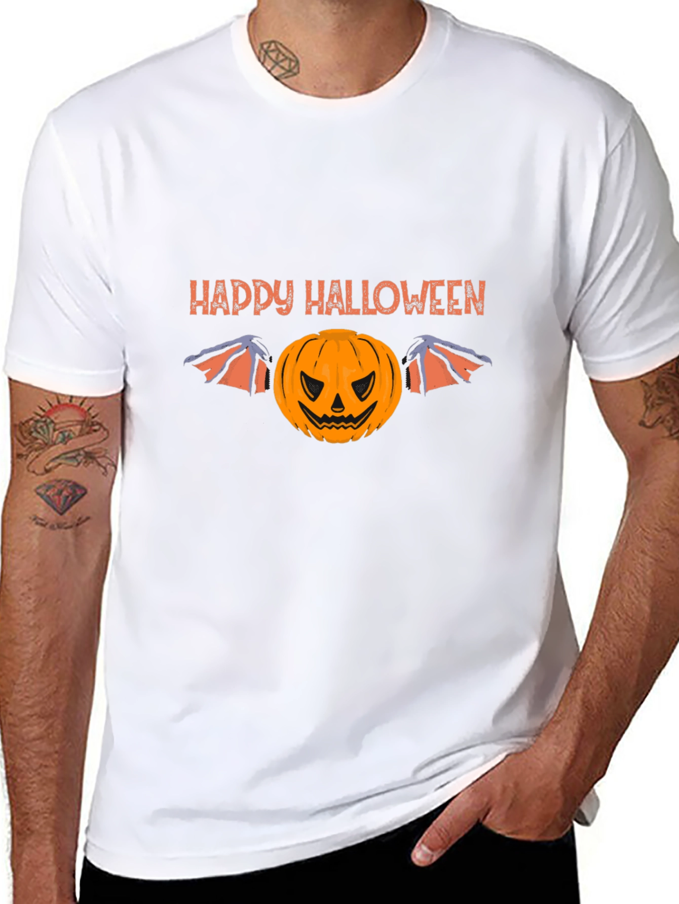 Halloween Pumpkin T-Shirt - Spooky Season Apparel