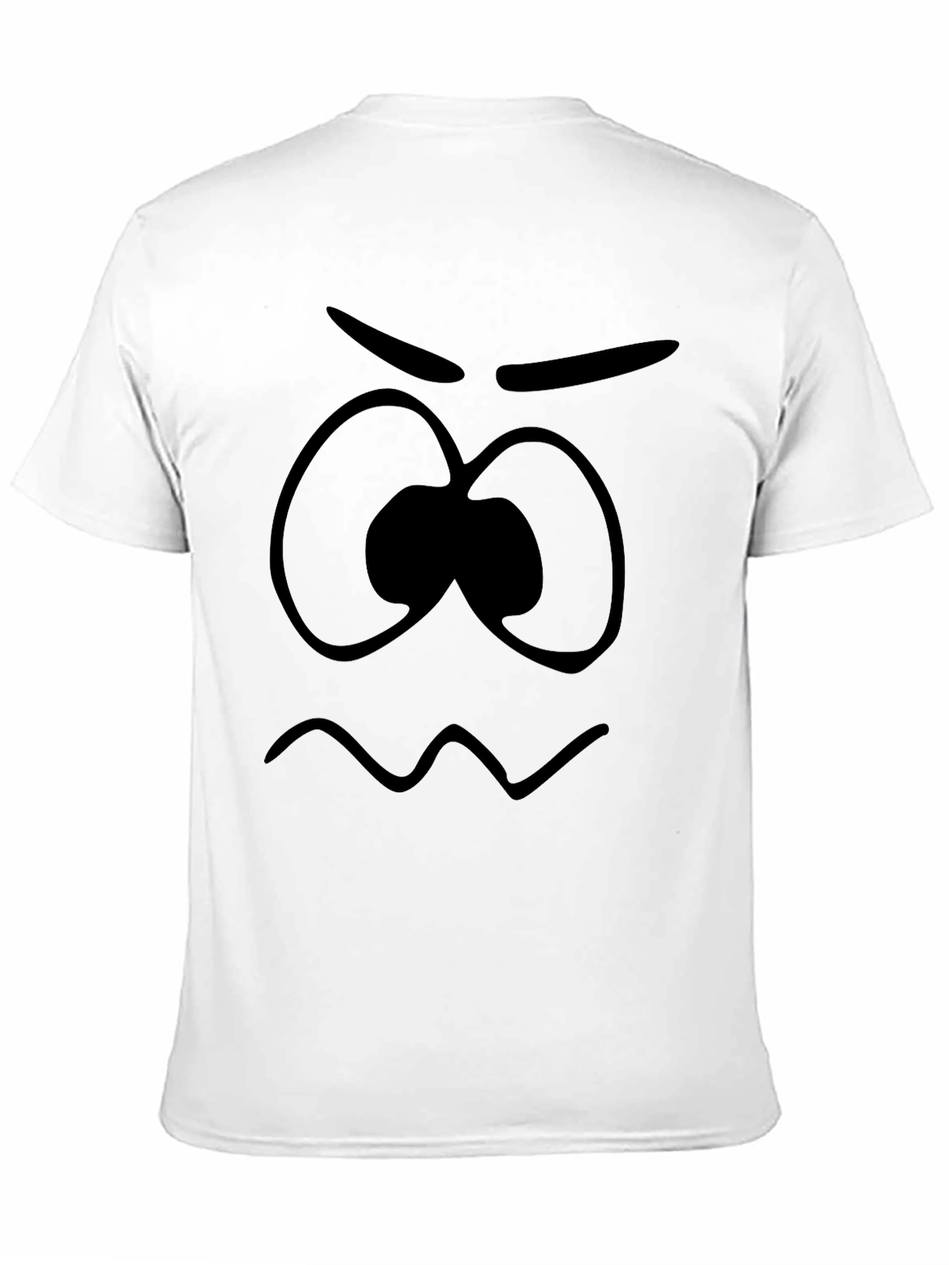 Grumpy Face Graphic Tee - Soft Cotton Unisex T-Shirt