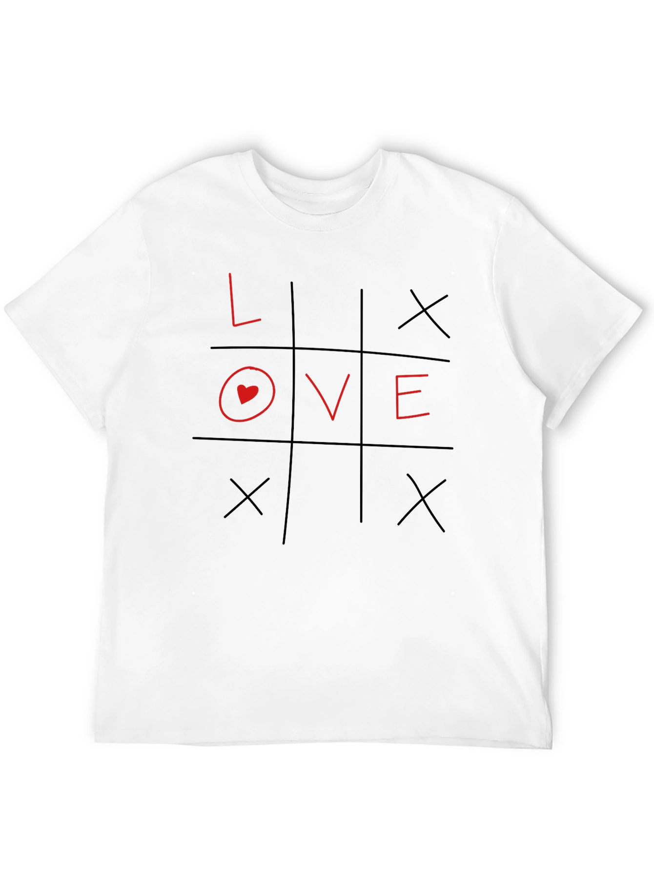 Love Tic-Tac-Toe Graphic T-Shirt