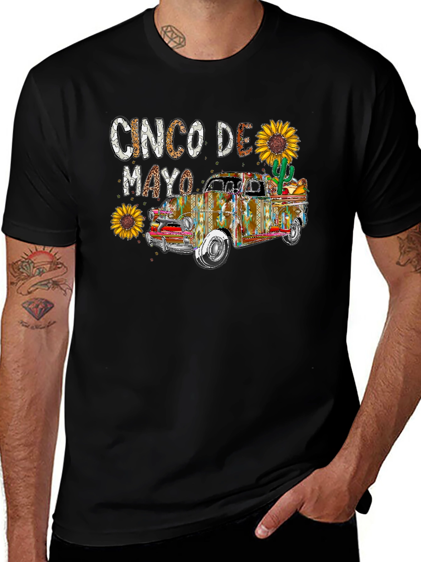 Cinco De Mayo Truck Graphic Tee