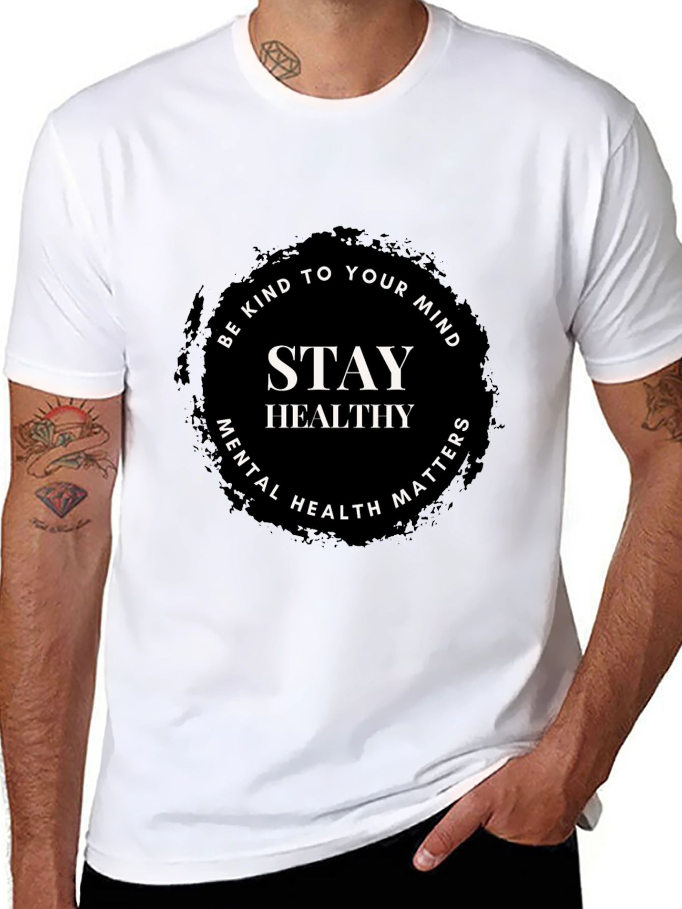 Stay Healthy T-Shirt: Mental Health Awareness Tee