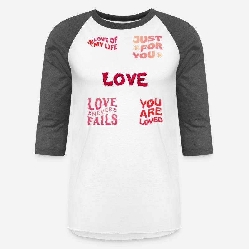 Love never fails. Love typography.