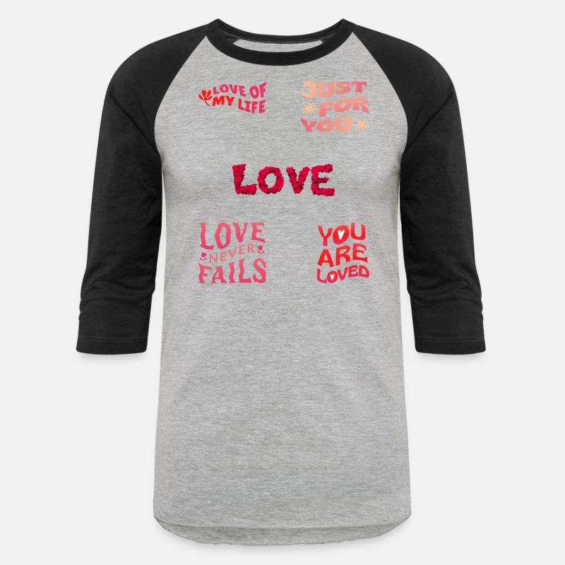 Love never fails. Love typography.