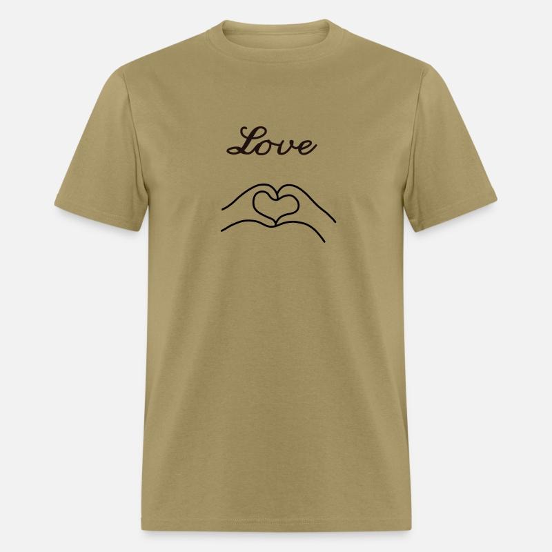 love with heart from couple hand