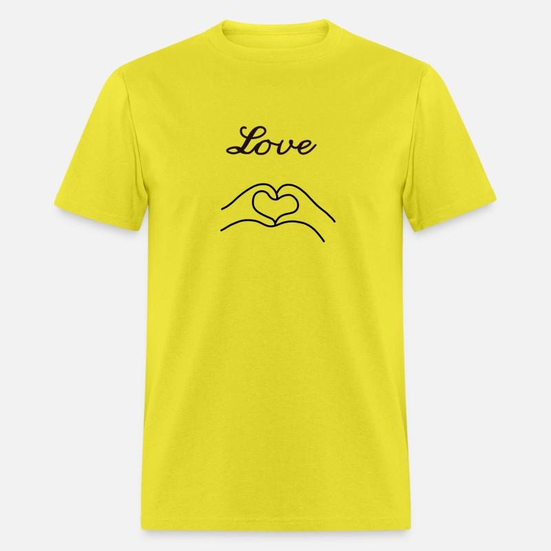 love with heart from couple hand