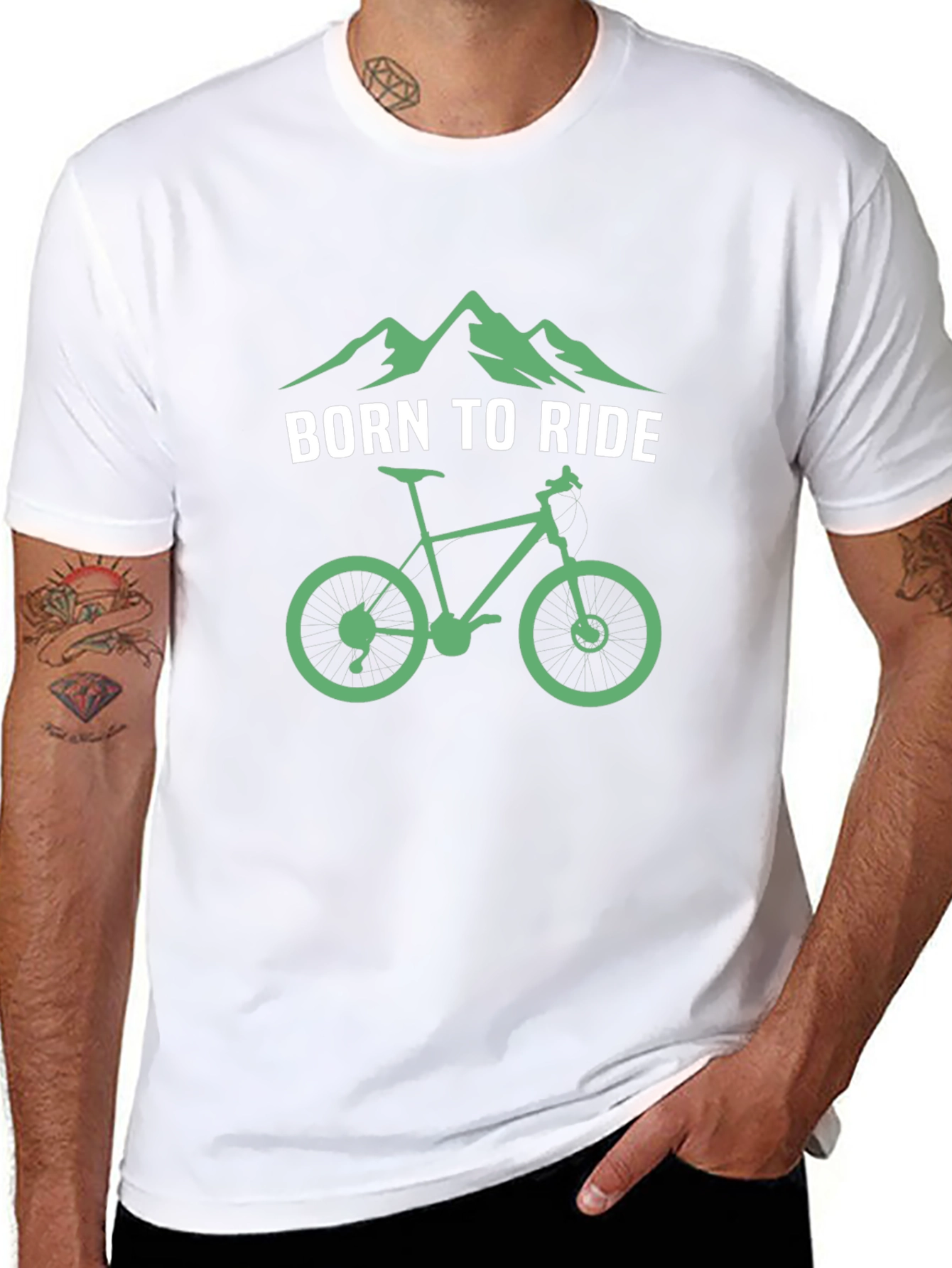 Born to Ride Mountain Bike T-Shirt