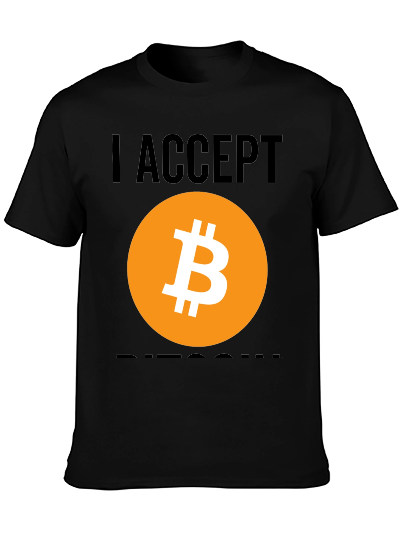 I Accept Bitcoin Graphic Tee - Crypto Enthusiast Shirt