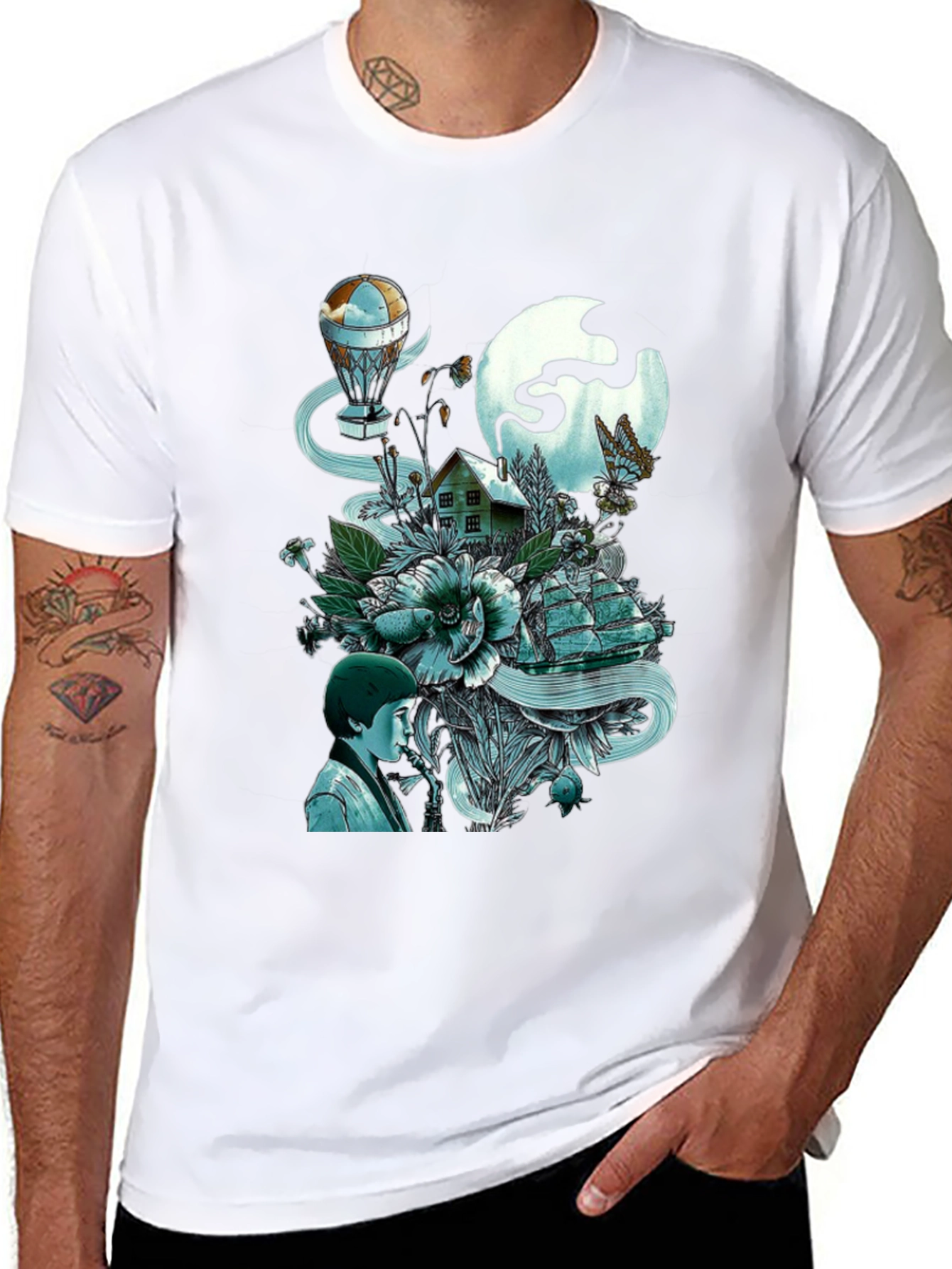 Dreamscape Graphic Tee - Unique Design