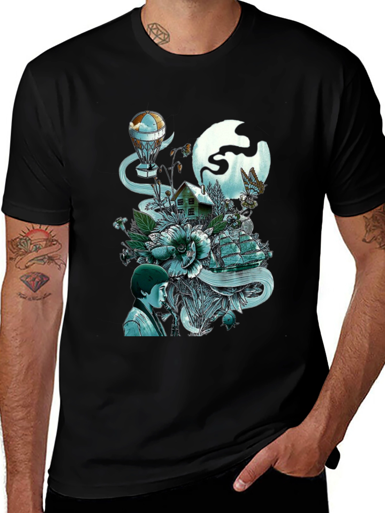 Dreamscape Graphic Tee - Unique Design