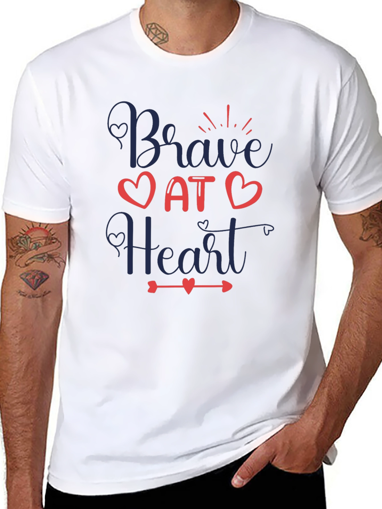 Brave at Heart Graphic Tee
