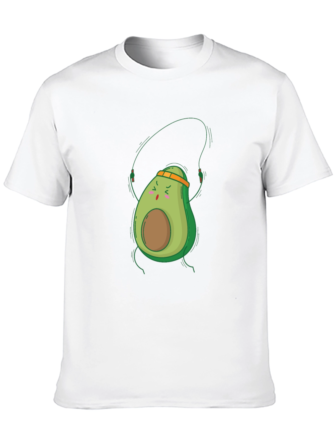 Avocado Workout Black T-Shirt