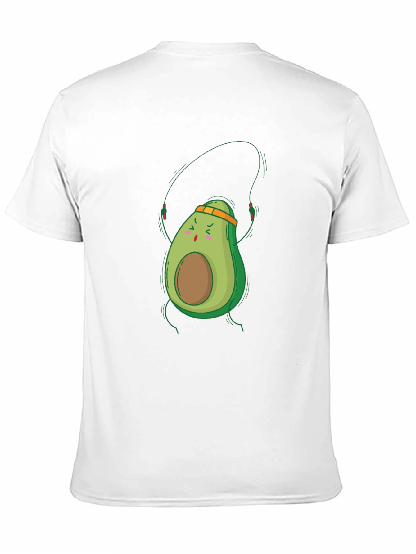 Avocado Workout Black T-Shirt