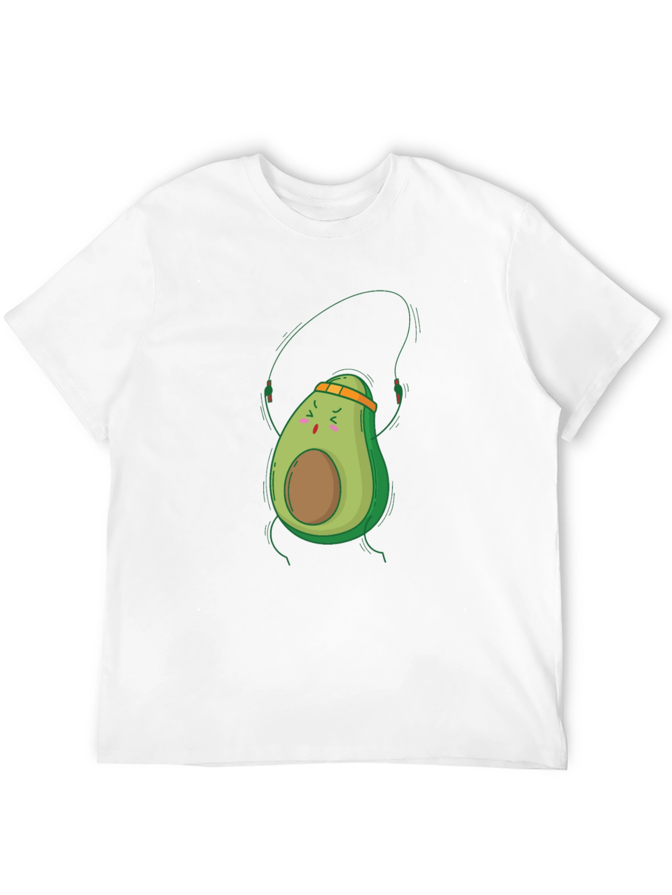 Avocado Workout Black T-Shirt