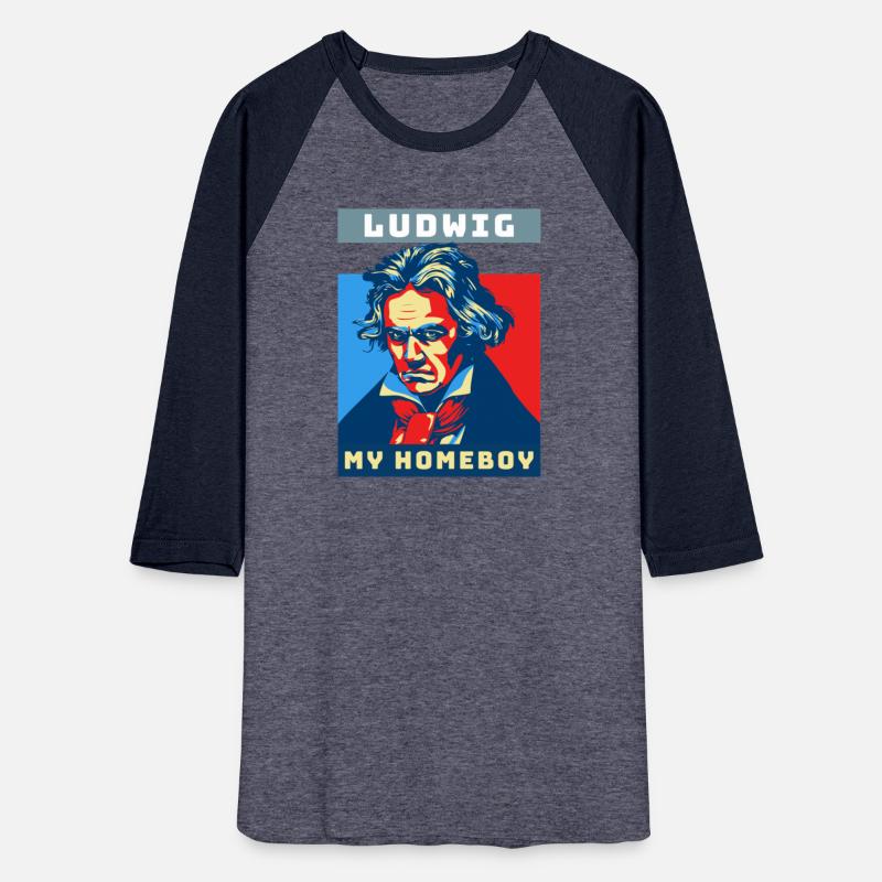 Ludwig My Homeboy Funny Beethoven Portrait