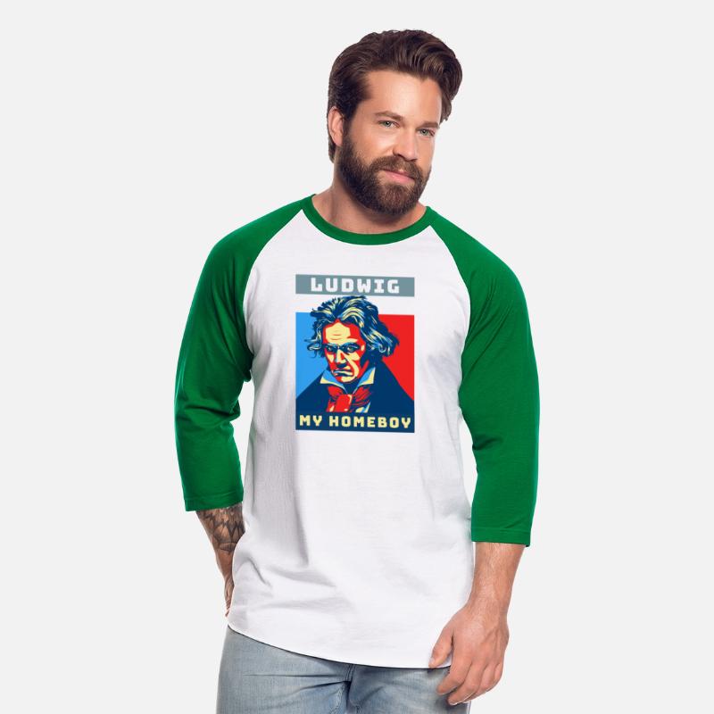 Ludwig My Homeboy Funny Beethoven Portrait