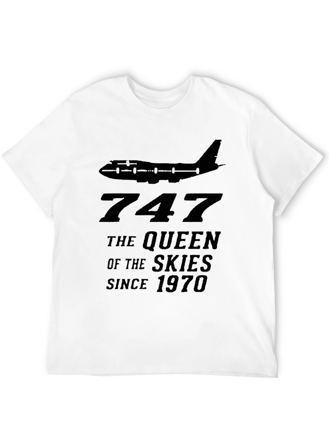 Boeing 747 Queen of the Skies Graphic Tee
