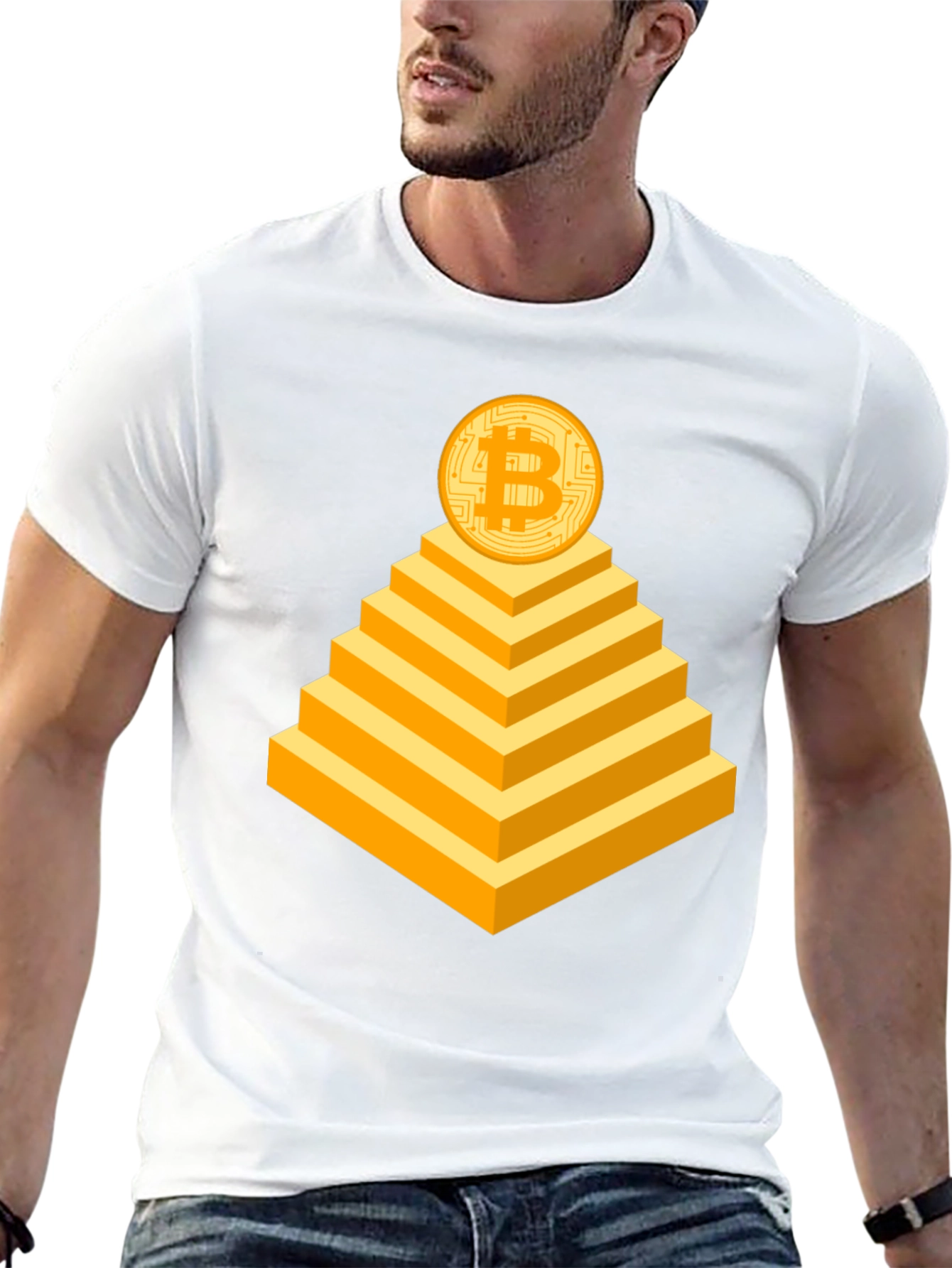 Bitcoin Pyramid T-Shirt - Crypto Currency Tee