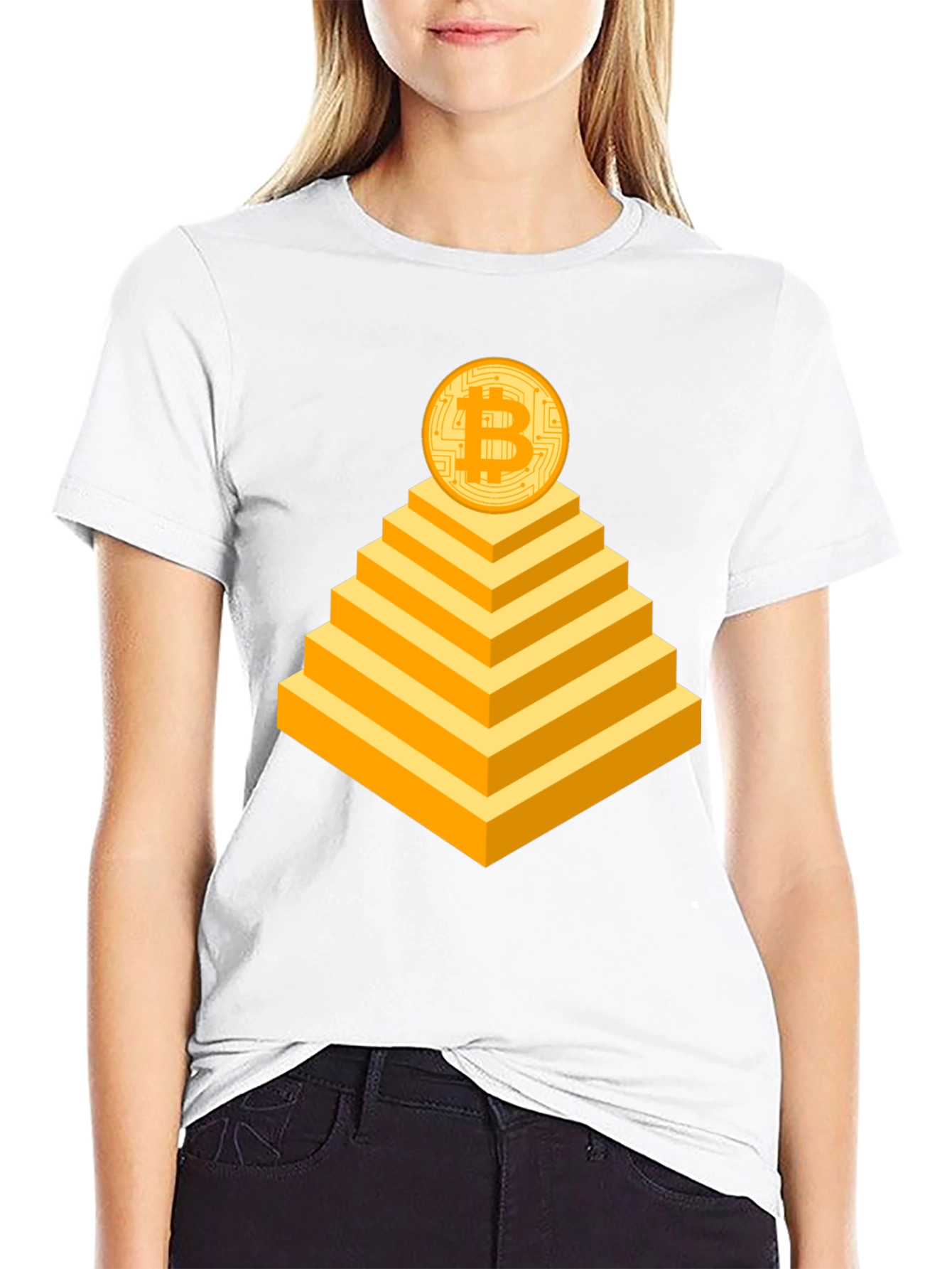 Bitcoin Pyramid T-Shirt - Crypto Currency Tee