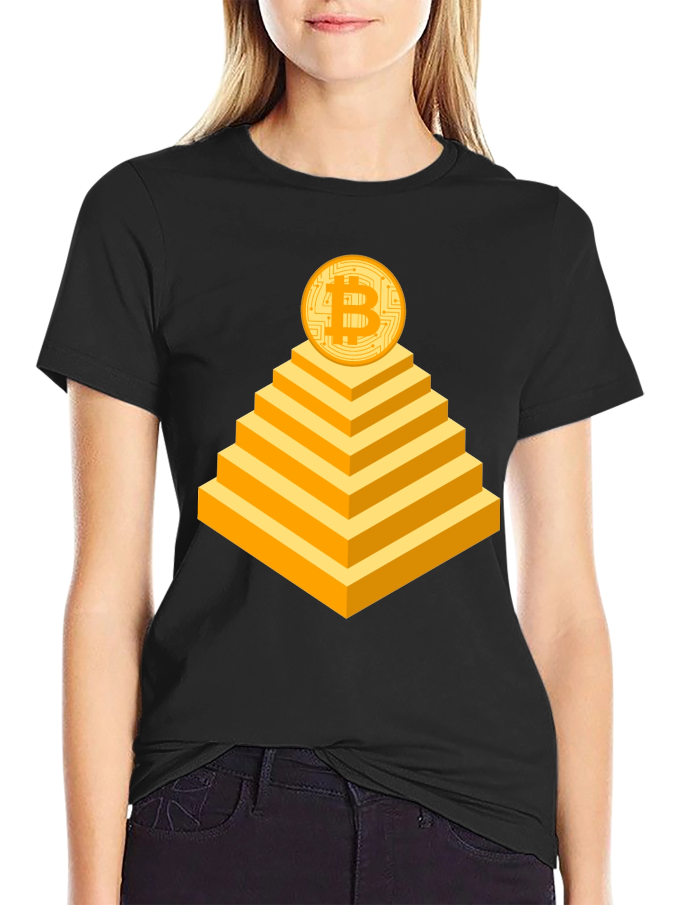 Bitcoin Pyramid T-Shirt - Crypto Currency Tee
