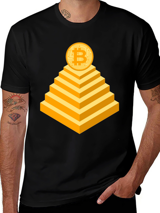 Bitcoin Pyramid T-Shirt - Crypto Currency Tee