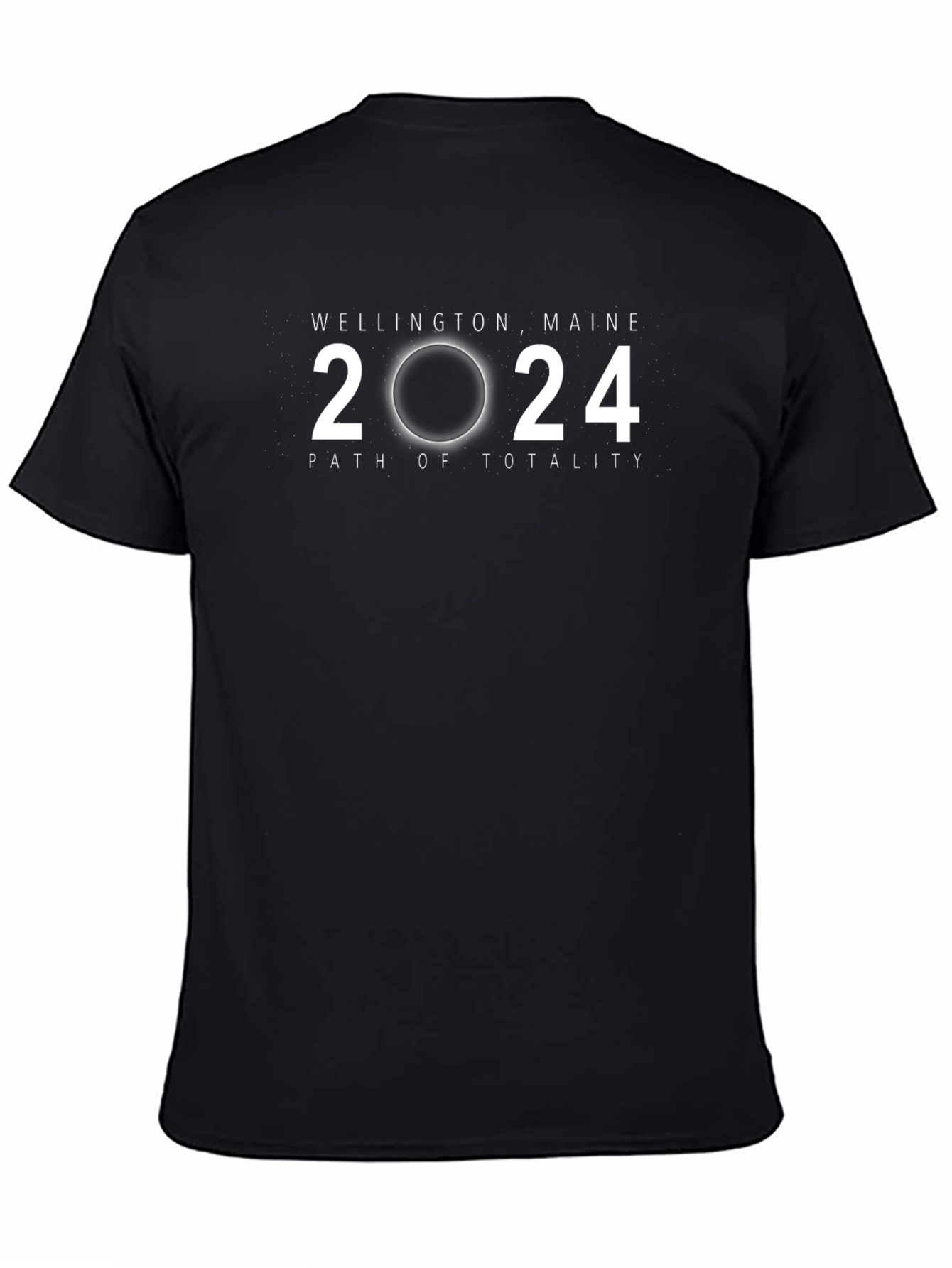 Wellington Maine 2024 Path of Totality Eclipse T-Shirt